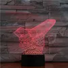 Visual 7 Colors Apollo Program 3D LED Night Light for Bedroom Decoration