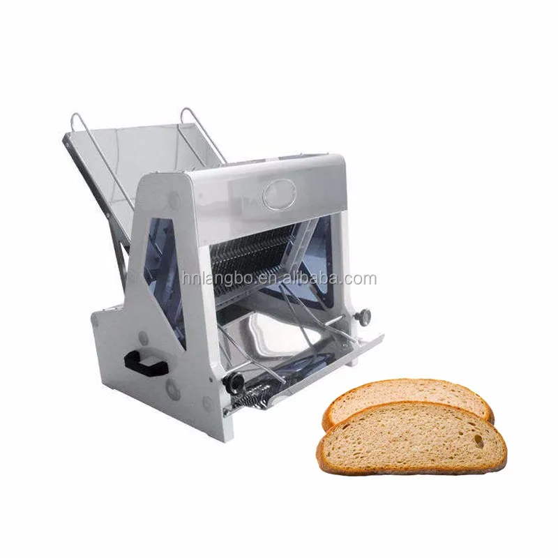 Electric Bread Loaf Slicer Baguette Bread Cutter Bakery Slicing Machine