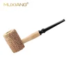muxiang - 2018 custom Vintage Missouri Black Straight acrylic stem Corn Cob Tobacco Smoking Pipes