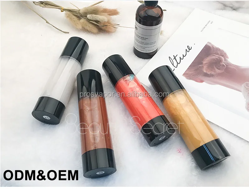 Makeup liquid highlighter makeup private label waterproof 4 color highlighter spay makeup