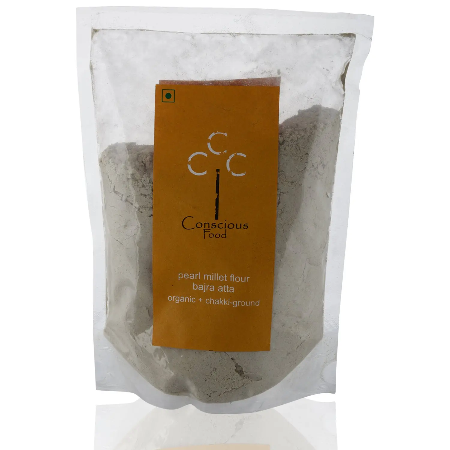 Conscious Food Organic Pearl Millet Flour Bajra, 500 grams