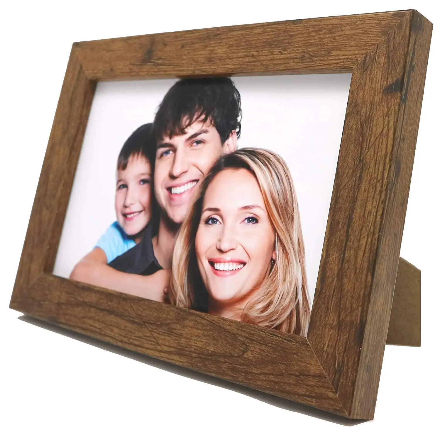 High Quality Classic Style Elegant Durable Thick Old Wooden Brown Bulk 6x4 Picture Frames For