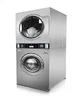 Commercial front loading automatic tokens coin operated washing machine with dryer