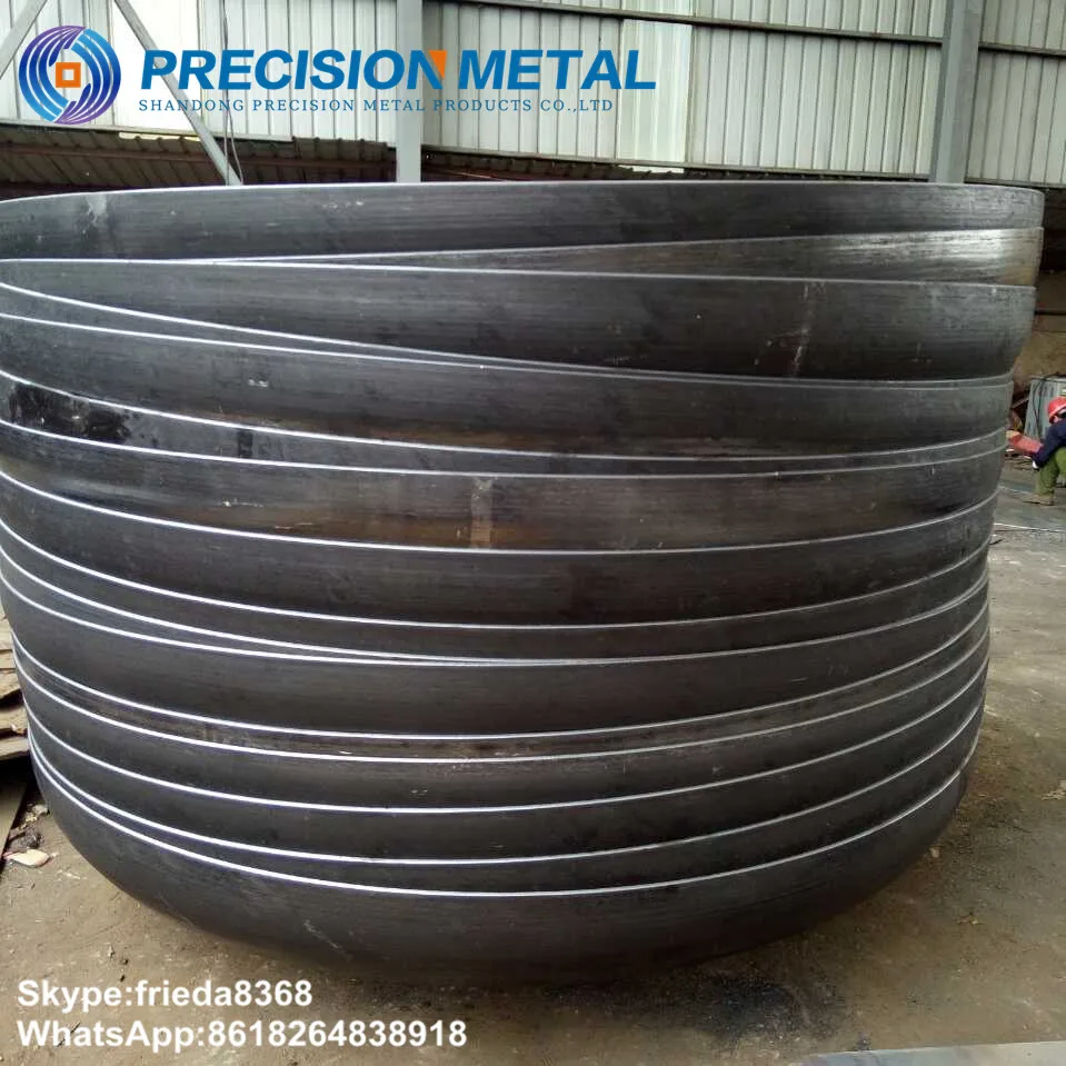 ASME Standard Stainless Steel Dished cap Elliptical Torispherical pressure vessel tank head