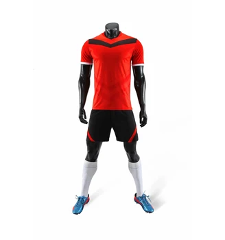 plain red football jersey