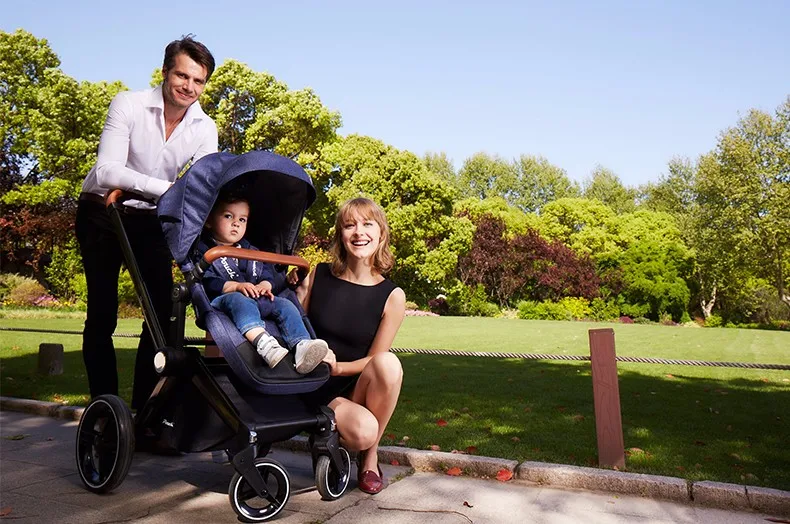Luxuoso do Bebê Carrinho de Criança Carrinho de Bebê de Alta Sentar e Deitar para Recém nascidos Adorbaby Pouchp88 Dobrável Paisagem se Infantil Quatro Rodas 6 Escolhas 4 Home & Garden