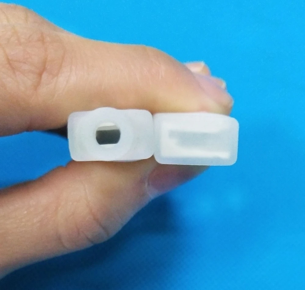 Silicone Led Neon Flexible Tube Rubber Led Diffuser For Led Strip 8 Mm