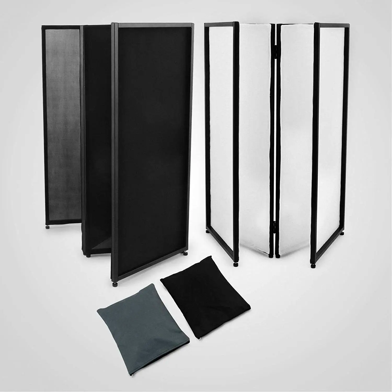 OPENCLOUD Pro Studio Solutions 35.4 in x 47.2 in Sun Scrim Collapsible Frame Diffusion//Black//Golden//White//Silver Reflector Kit