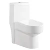 8016 SMOOW Double hole siphonic one-piece closet SMOOW Sanitary ware cyclone flushing 660*350*685 S-trap toilet equipment