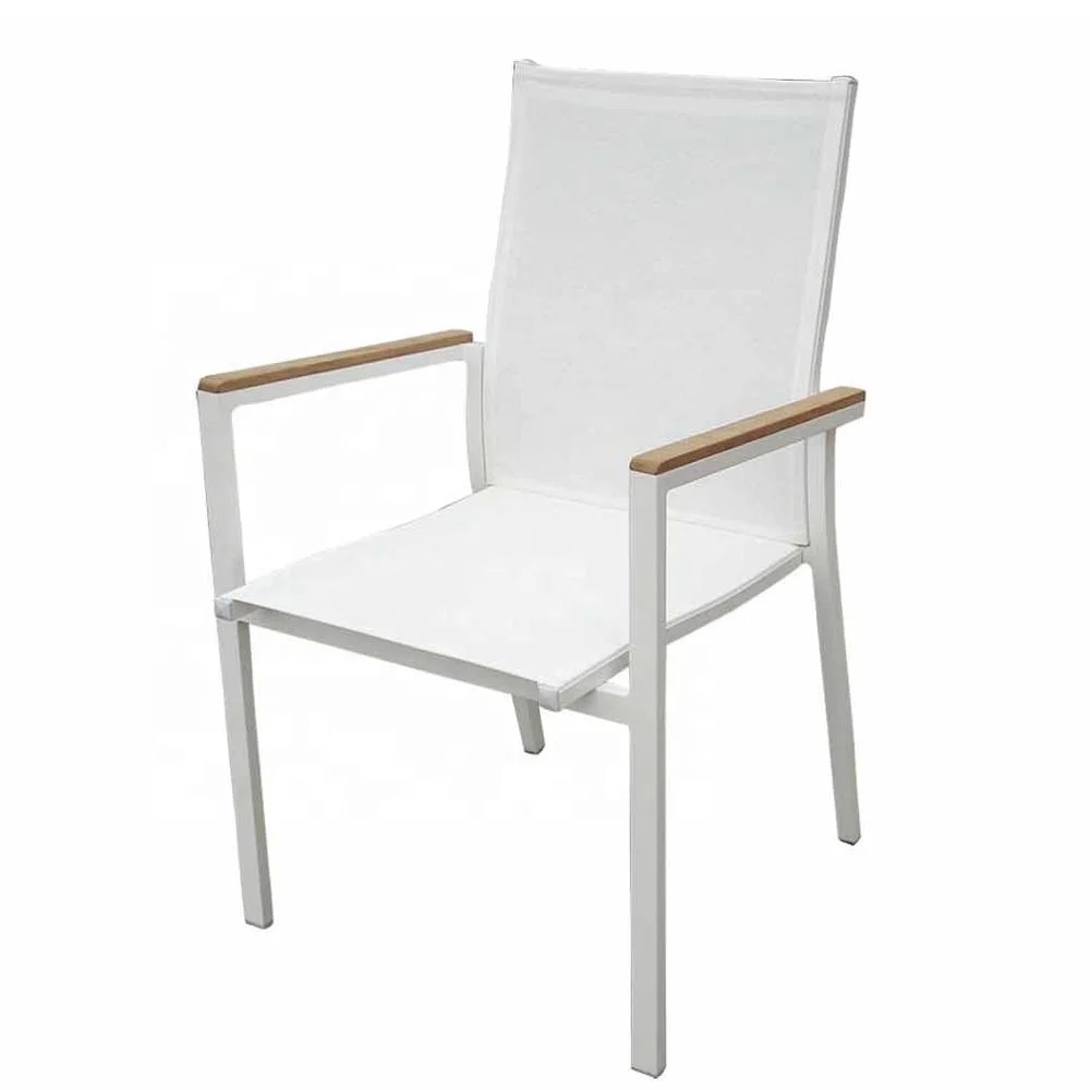 Premium Outdoor Dining Furniture Taupe Powder Coated Aluminum Uv