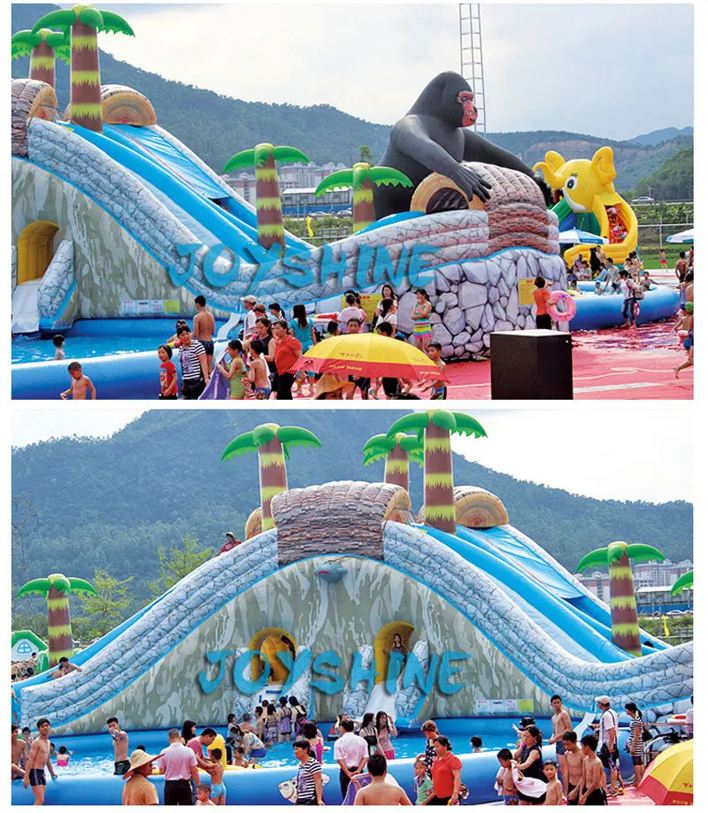 Backyard Water Play Amusement Playground Commercial Water Parks Slide Pool Equipment Kids Adult Outdoor Inflatable Water Park