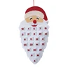 Custom Made Felt Santa Wall Hanging Christmas Calendar with house shape
