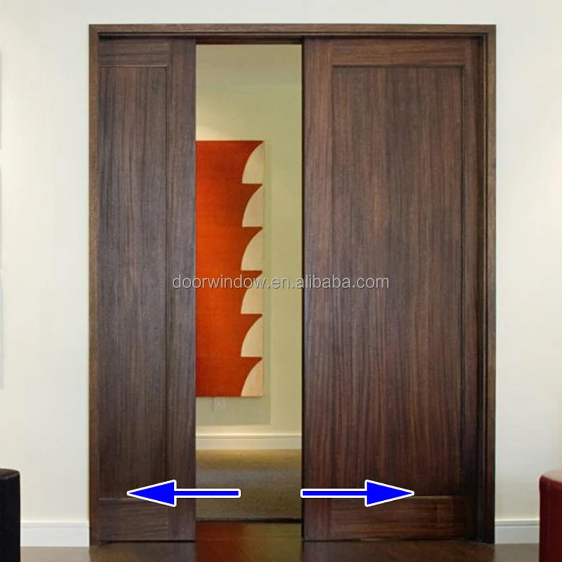 San Francisco Sliding Pocket Door Interior Solid Wood Frame Sliding
