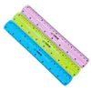 New designer 30cm rolling clear PVC flexible scale ruler