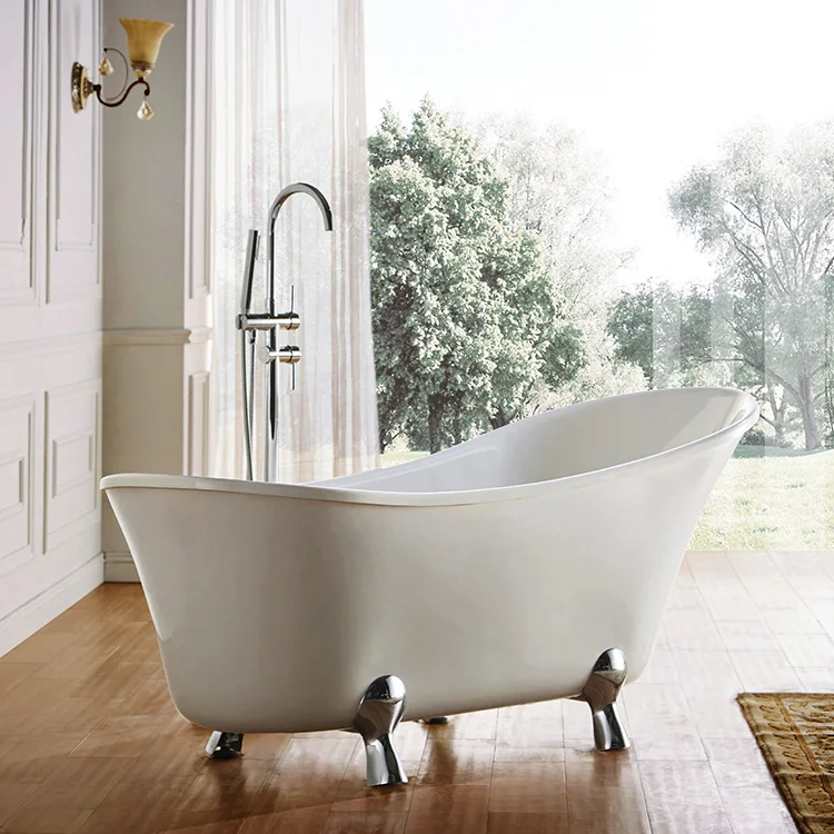 Lowest Price Upc Certified Antique Style Clawfoot Bathtub With Four