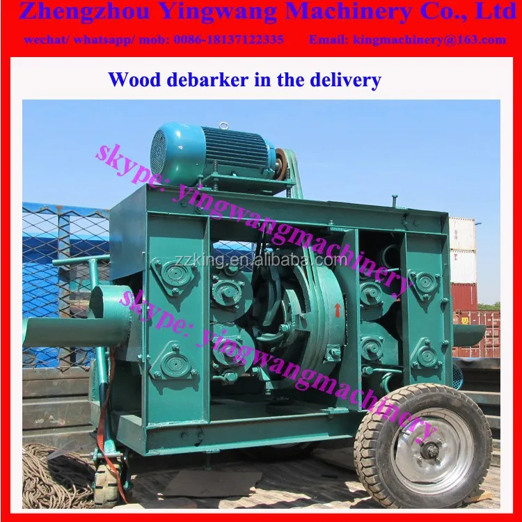 Tree Trunk / Tree Bole Peeling Machine / Wood Tree Debarking Peeling