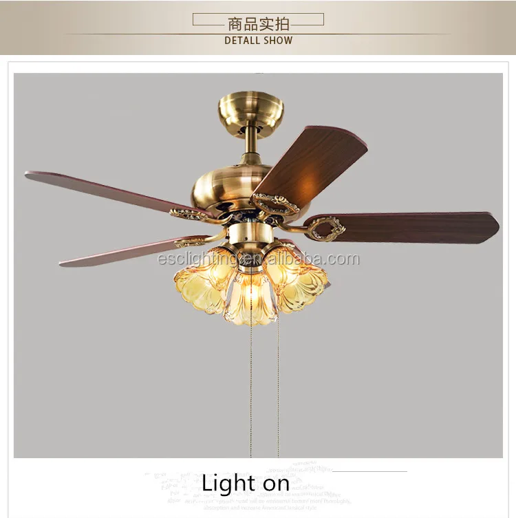 2017 Newest design ceiling fan lights/ led ceiling fan lamp/ ceiling fan
