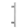 Glass door stainless steel pull handle of gate