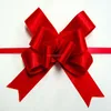 Red Satin ribbon gift Butterfly pull ribbon bow/18*390mm pull bow