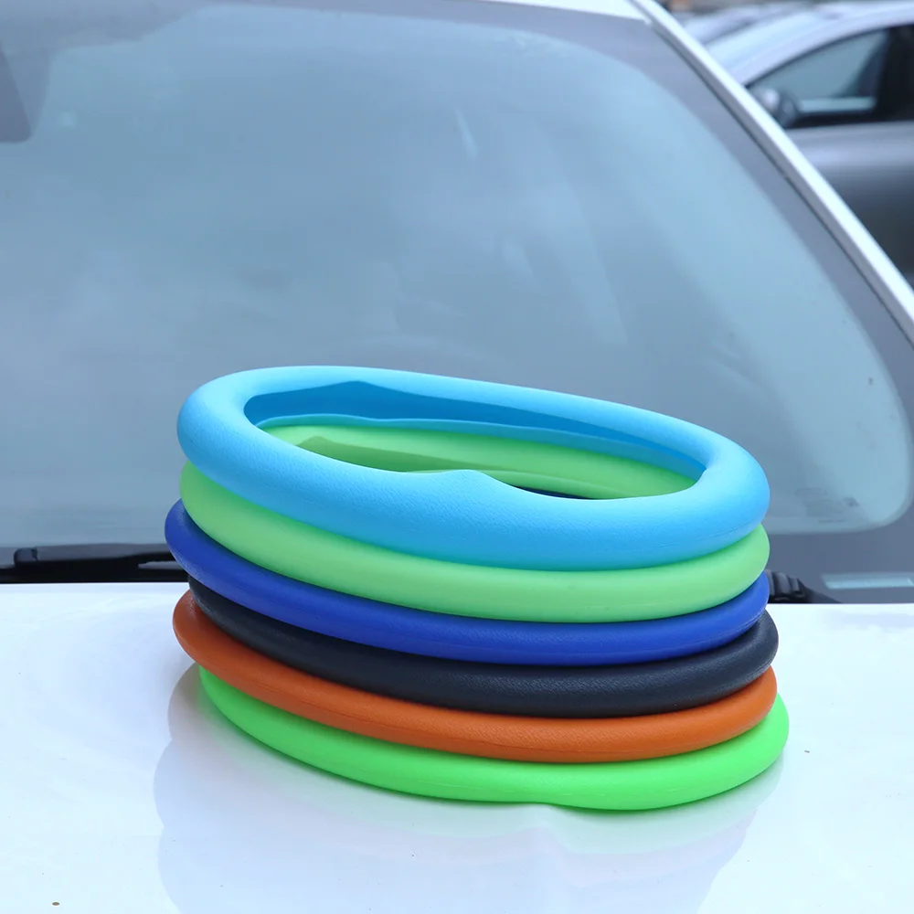 New arrival car accessory fashion durable silicone steering wheel cover