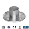 Stainless Steel Round Long Neck Floor Flange Base / SUS 316 Top Hand Rail Wall Mount for Cable Railing Deck