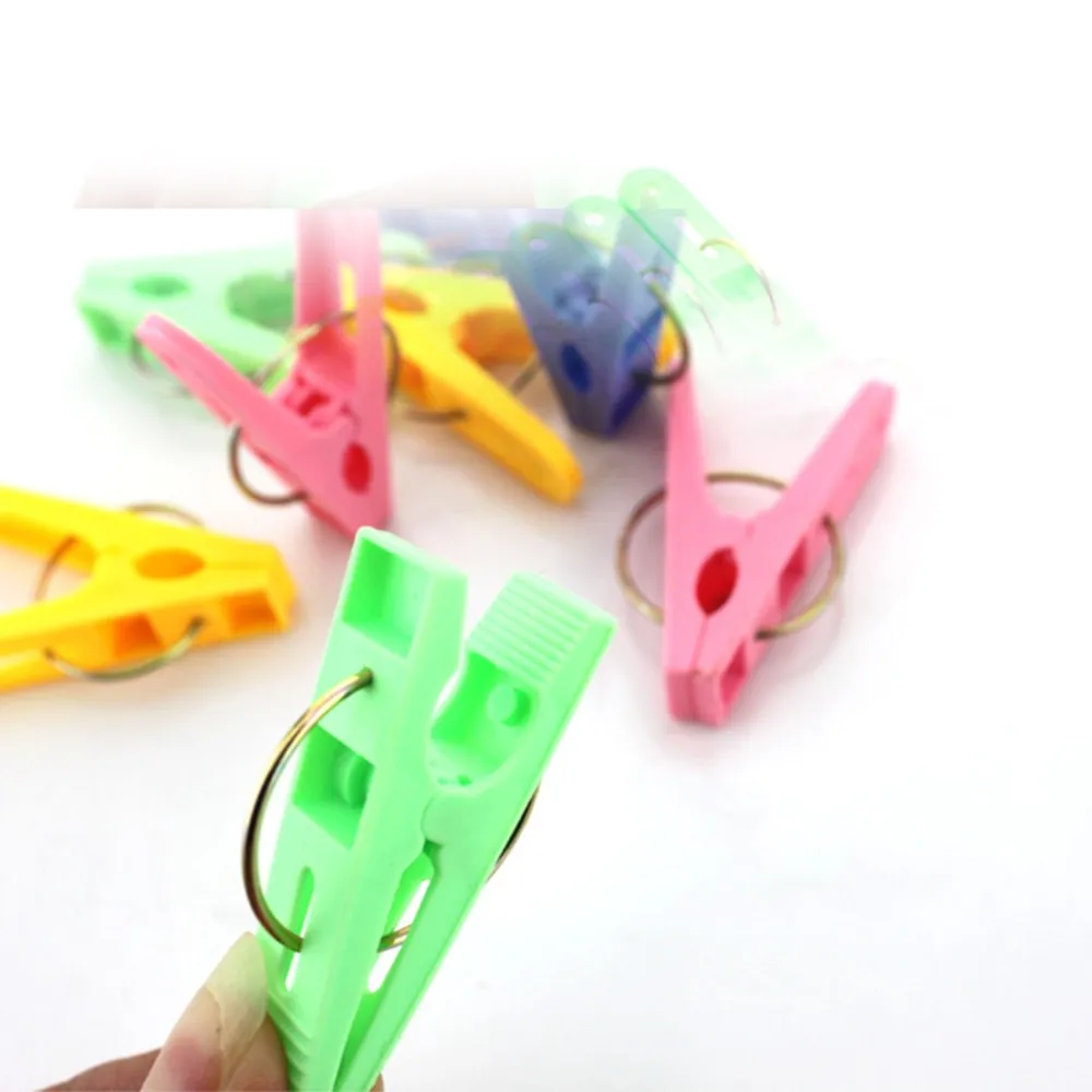 20 Pcs Clothes Pins High Quality Heavy Duty Plastic Laundry Clothes Pins Color Hanging Pegs 5218