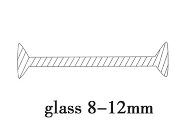 New products Popular glass connection plastic Seal with 3M tape Adhesive factory