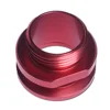 Best CNC machining anodized metal aluminum parts, OEM manufacturing 6061 aluminum part with red anodizing service