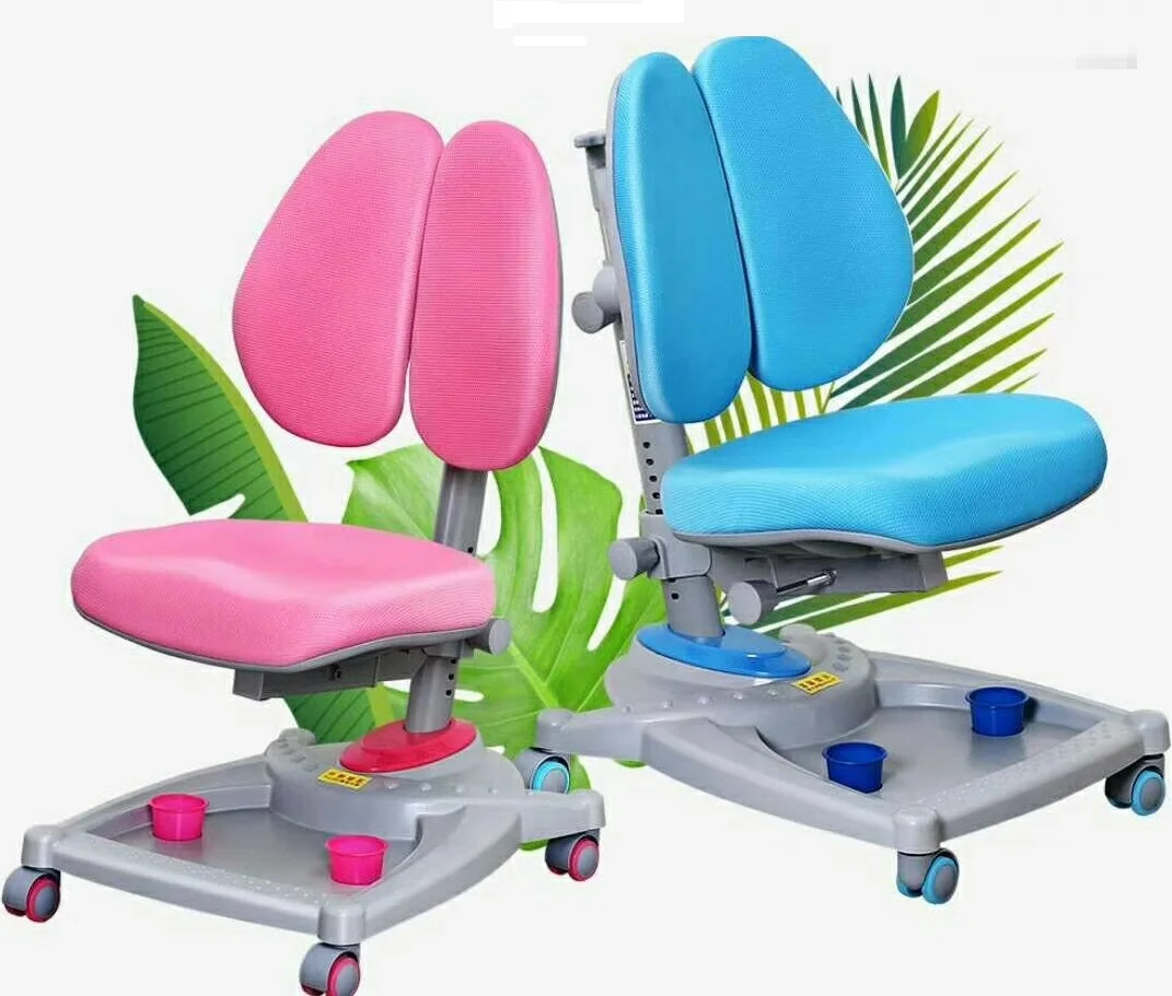 Kids furniture ergonomic study chair with arm for home use