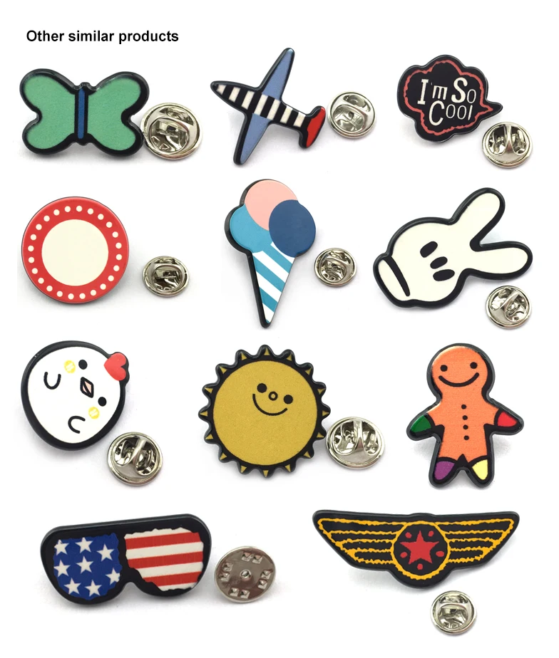 Wholesale Soft Enamel Silver Plated Metal Custom Lapel Pins Cheap Buy