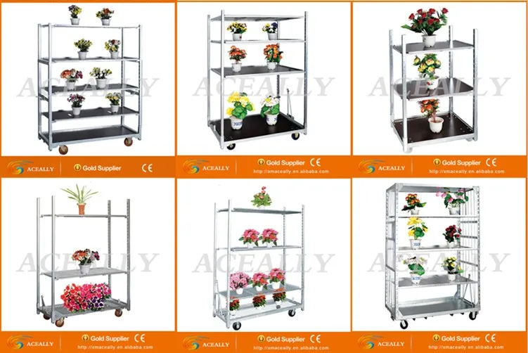 Plant Transportation Metal Greenhouse Display Flower Trolley Cart Buy