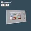 Apartment building intercom (CAT 5) with 7" Color Monitor and Compatible Electronic Lock