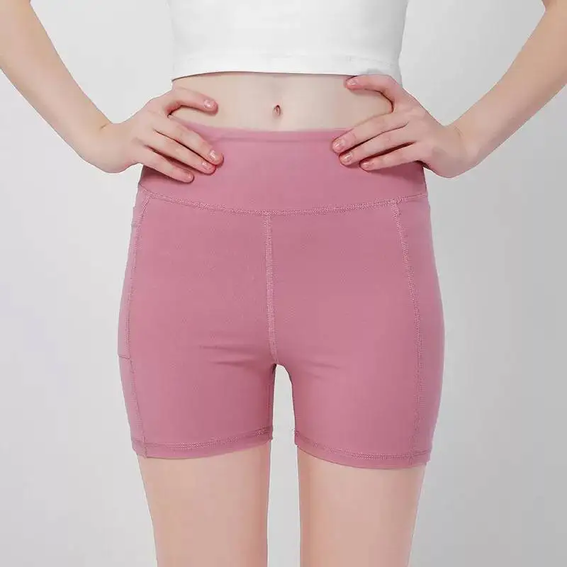 Wholesale Customize Women Lycra Compression Gym Yoga Running Shorts