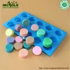 Multi Cavity Food Grade Silicone Molds for Chocolates Round Shape Silicon Cookies Moulds