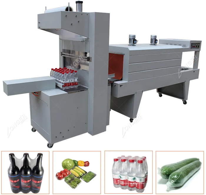 Semi-Automatic Heat Seal Shrink Wrap Tunnel Packaging Shrink Wrapping Machine