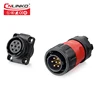 Brass pin plug & socket cable connection car 7 pin waterproof power connector