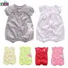 baby summer clothes Short- sleeve Cotton Cartoon Infant jumpsuit Baby Girl bubble Romper