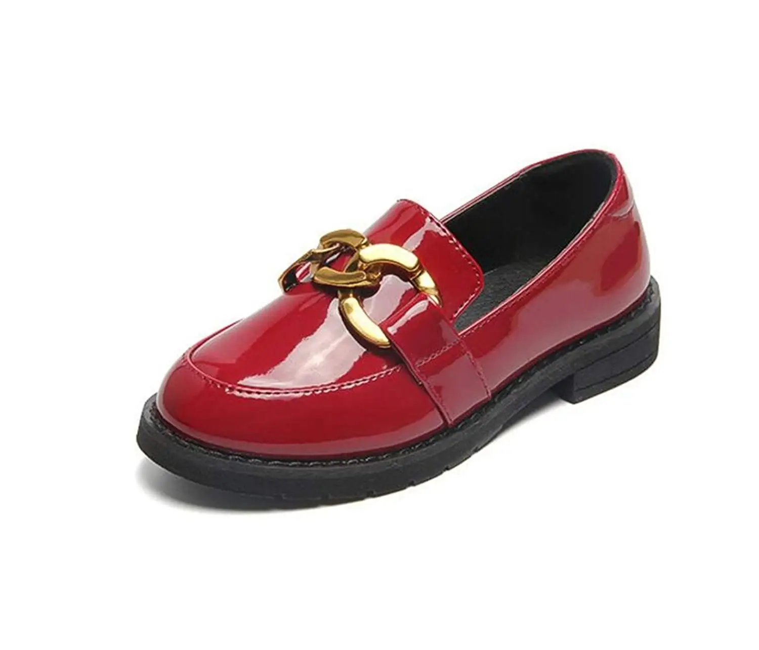 Toddler//Little Kid//Big Kid 24XOmx55S99 Girls Boys Leather Oxford Black School Uniform Outdoor Dress Shoe