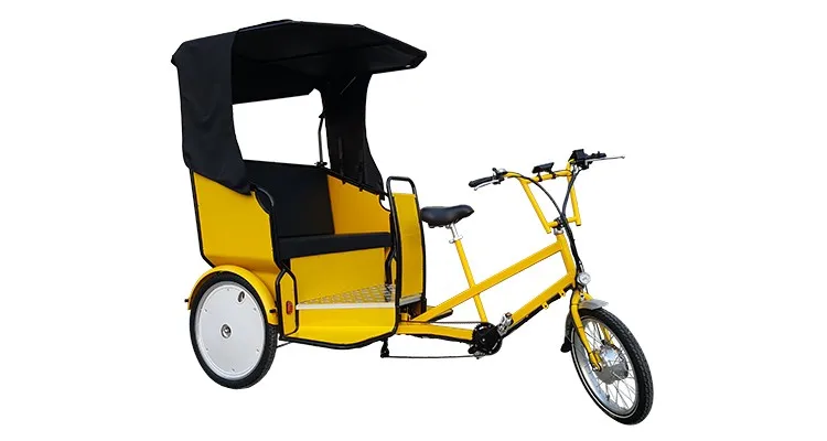 48v 500watt Electric Pedal Assist 3 Wheel Pedicab Rickshaw Passenger ...