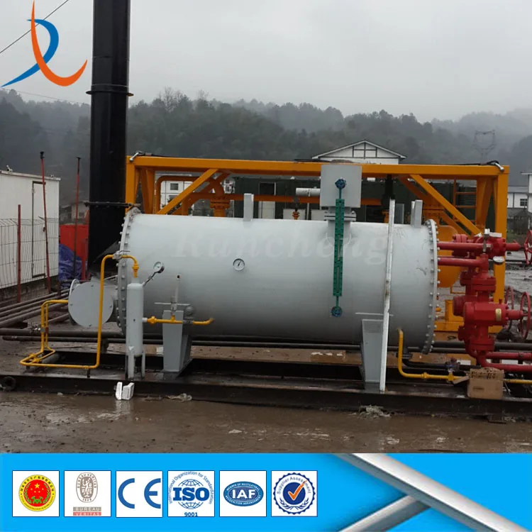 Skid Mounted Well Test Use Water Jacket Boiler / Water Jacket Stove