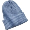 New Autumn and Winter Solid Color Cuffed Wool Hat Ms Korean Version Knit Warm and Windproof Hats