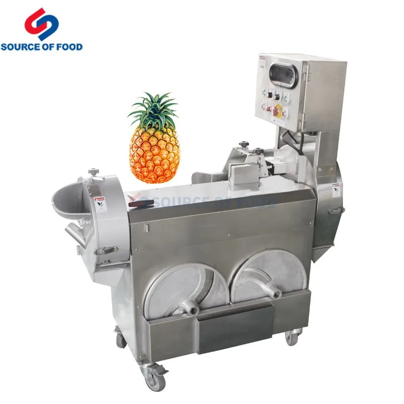 Commercial Electric Vegetable Pineapple Slicing Slicer Dicer Machine