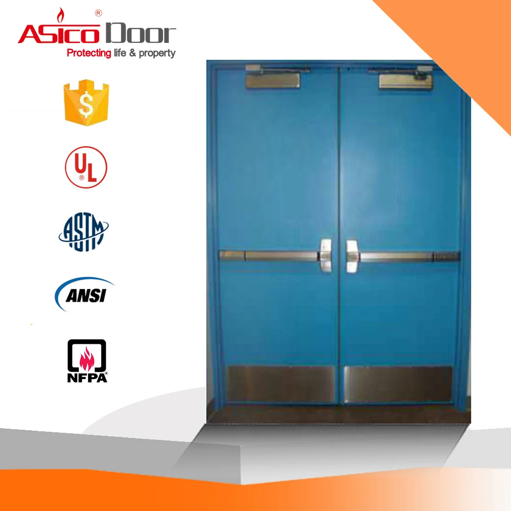 Intertek Proved Fire Rated Interior Double Swing Door With Ul Listed Buy Fire Rated Interior