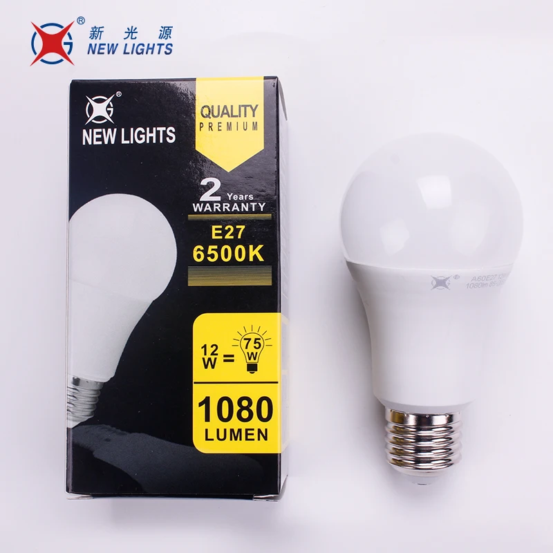 Fast delivery! Energy saving light bulb A60 12W 6500K E27 LED Bulb Light