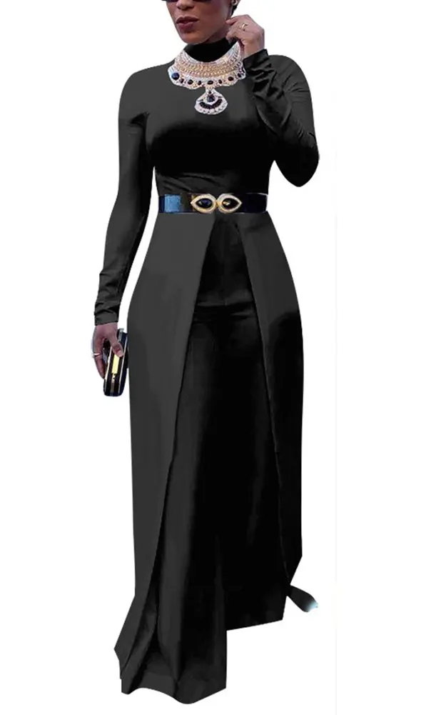 Jmwss QD Womens Summer Off Shoulder Sleeveless Ruffle Wide Leg Pants Jumpsuit