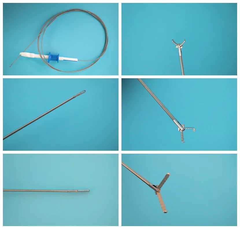 thumbnail interactive-video image 1 of Flexible Urology/Hysteroscopy Foreign Body Grasping Forceps - 5Fr X 370mm - Model H2002F 1 of 4