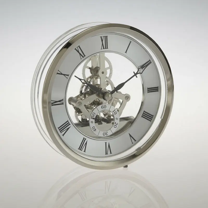 Silver Metal Quartz Skeleton Clock Movement Skm3cs Buy Skeleton Clock Movement,Metal Quartz