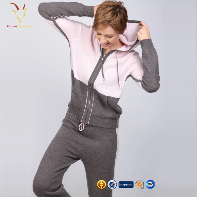 cashmere tracksuit set