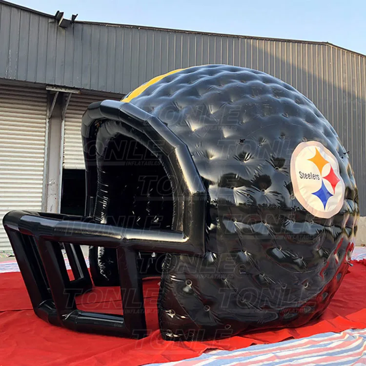 Source customized large 3D inflatable helmet/inflatable football