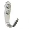 Stainless steel hoist shaped safety strong magnetic metal j hook for hanging coat hat bag